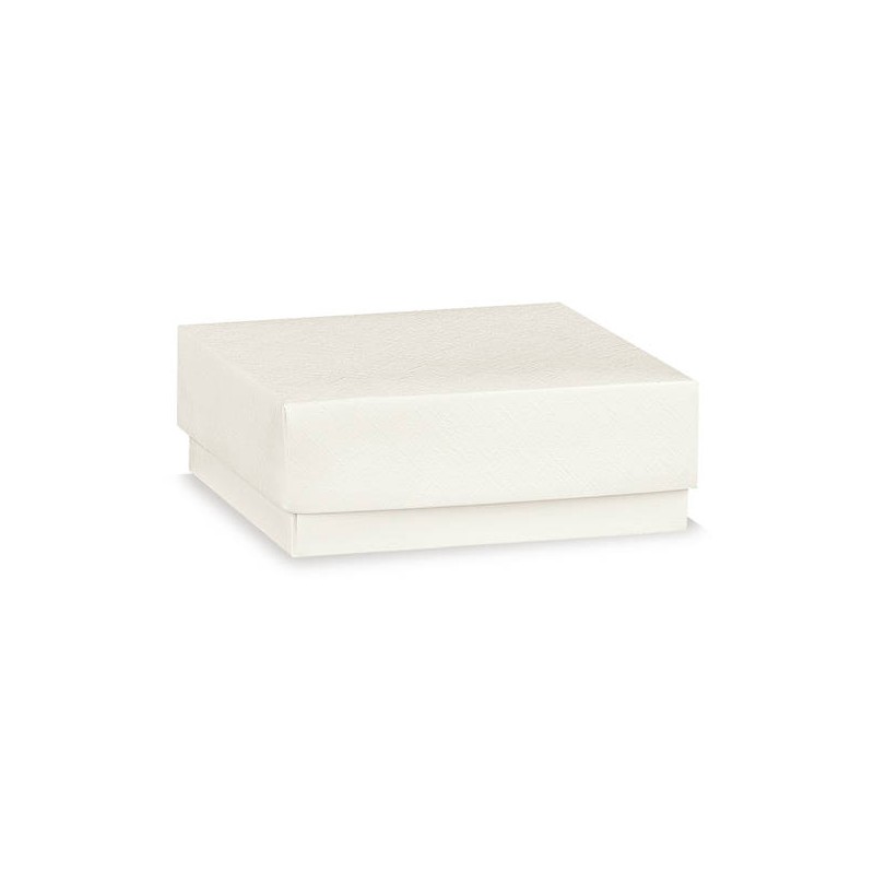 SCATOLA F/COPERCHIO EASY 24x20x9,5cm FIBRA BIANCO