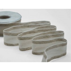 NASTRO BACCARAT LUMINOSO mm40x20mt COL.1 BIANCO