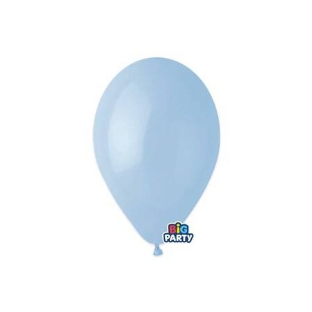 PALLONCINI LATTICE 10 26cm CELESTE BABY 16pz