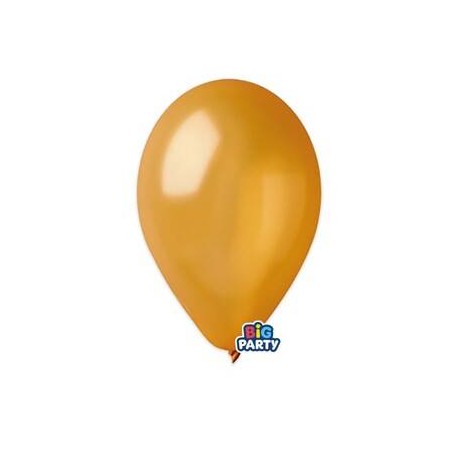 PALLONCINI LATTICE 10 26cm ORO METAL 12pz