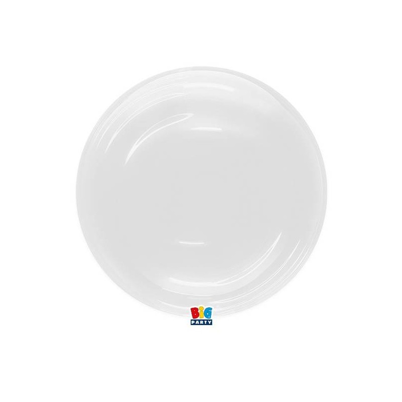 PALLONE DECO BUBBLE ø60cm 24 CRYSTAL TRASPARENTE