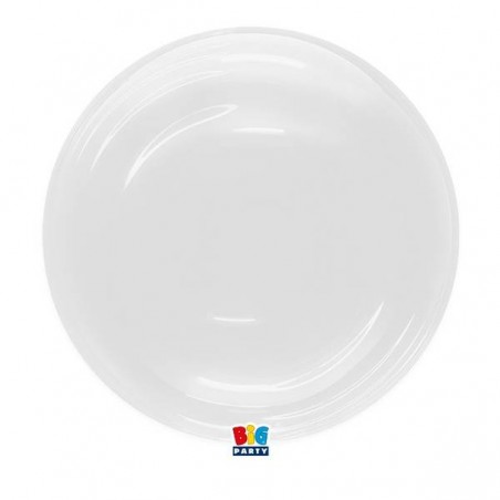 PALLONE DECO BUBBLE ø60cm 24 CRYSTAL TRASPARENTE