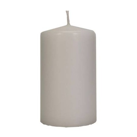 CANDELA MOCCOLO 13x7cm BIANCO SPORCO
