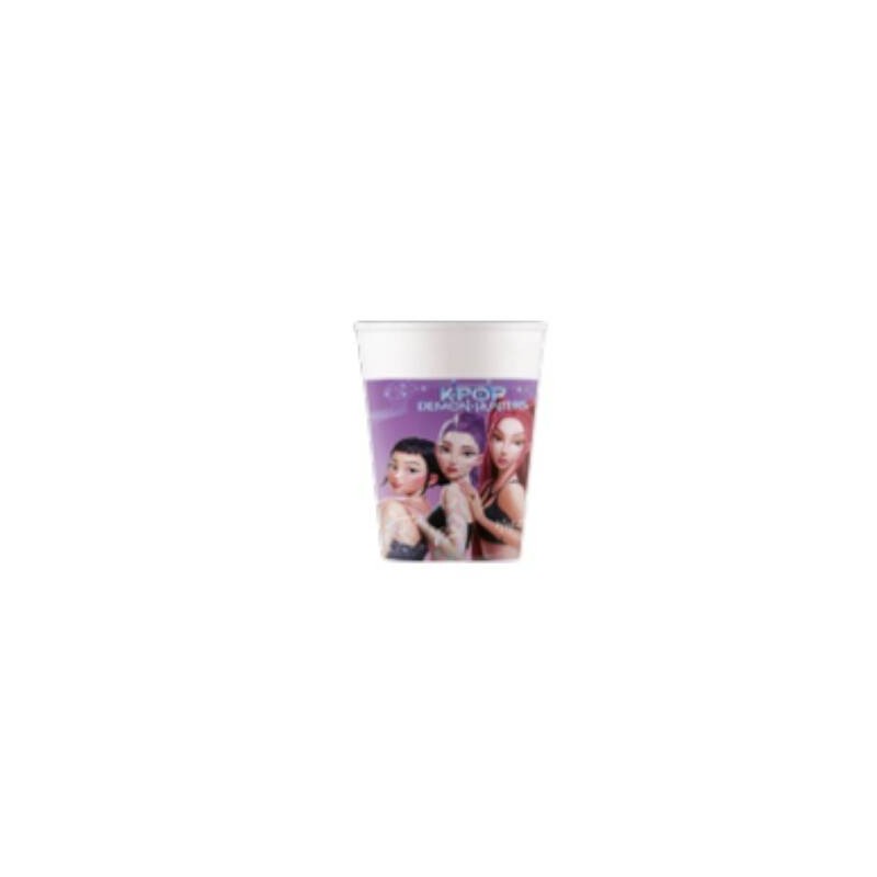 BICCHIERI IN CARTA 200ml K-POP HUNTRIX 8pz