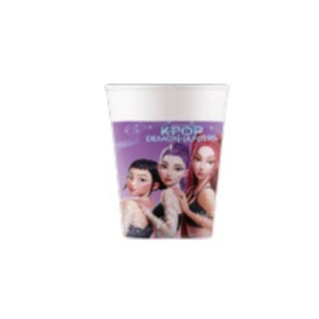 BICCHIERI IN CARTA 200ml K-POP HUNTRIX 8pz