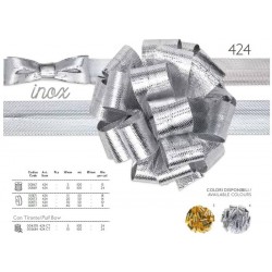 NASTRO TESSUTO INOX 424 mm40x50mt ARGENTO 04