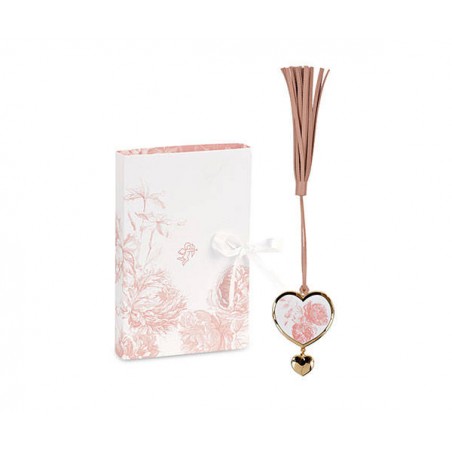 SEGNALIBRO TOILE CUORE CIPRIA