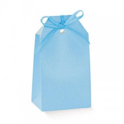 SCATOLA TAG 5,5x3,5x10 FIBRA AZZURRA 10pz