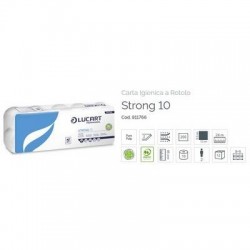IGIENICA STRONG 10 LUCART PURA CELLULOSA 10 ROTOLI 24mt 200STR
