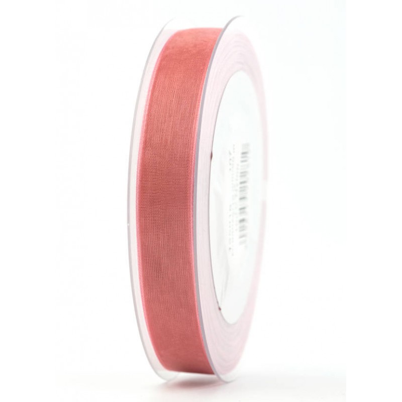 NASTRO ORGANZA mm15x50mt ROSA