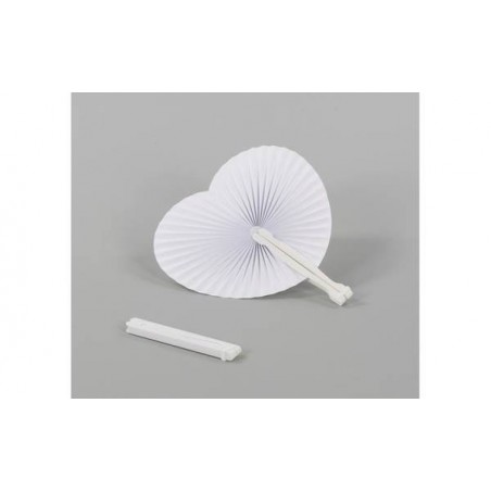 VENTAGLIO CARTA CUORE 5pz