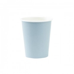 BICCHIERI 250cc BLU FIORDALISO 8pz
