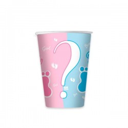 BICCHIERI CARTA 200cc BABY BOY OR GIRL 8pz