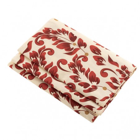 TOVAGLIA AIRLAID 140x240cm DECORATA ROSSA