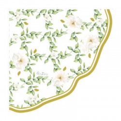 TOVAGLIOLI 33x33cm LIBERTY CAMELIA 16pz