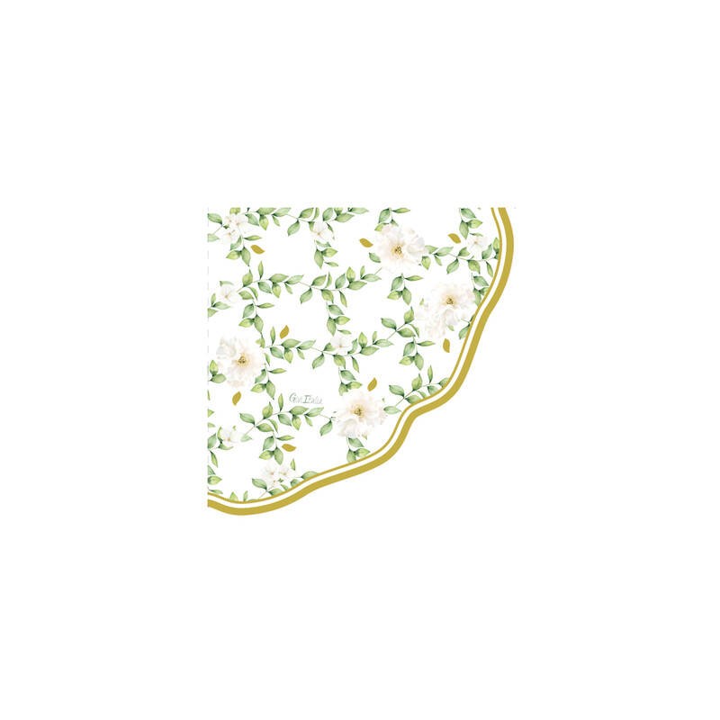 TOVAGLIOLI 33x33cm LIBERTY CAMELIA 16pz