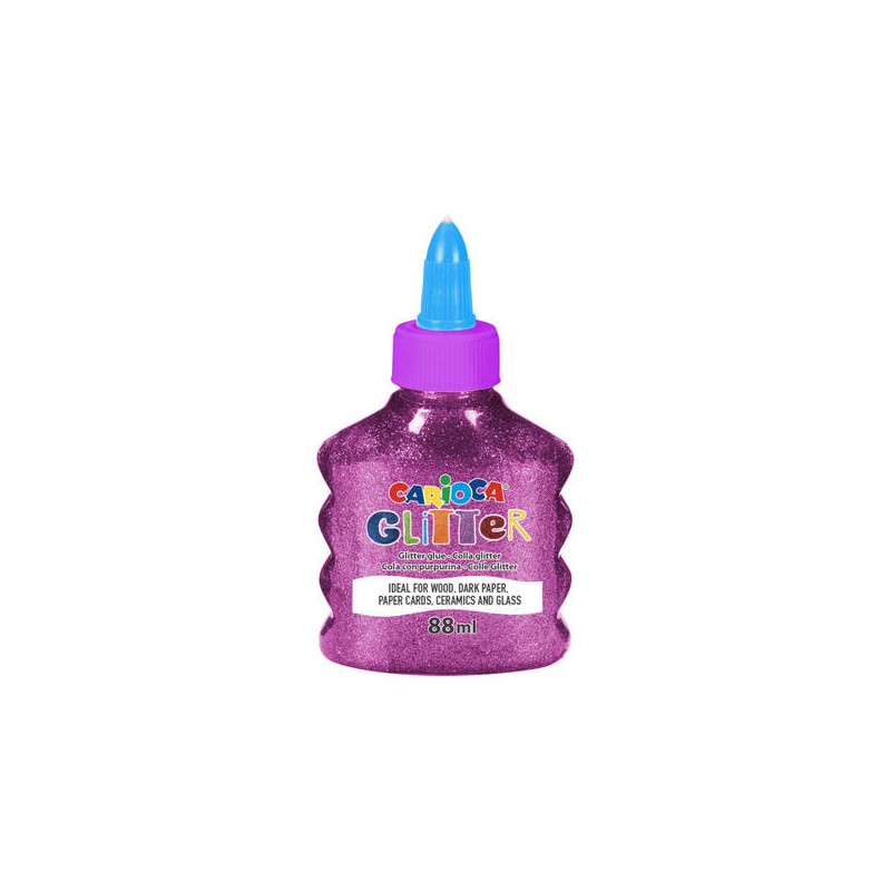 CARIOCA GLITTER GLUE SPARK 88ml MAGENTA