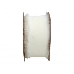 NASTRO SFRANGIATO CHIFFON mm40x15mt CREMA