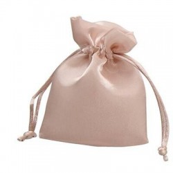 SACCHETTO ORGANZA 9x12cm ORO LUCIDO 12pz