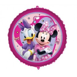 PALLONE MYLAR MINNIE E PAPERINA 18 43cm C/FILO E PESETTO