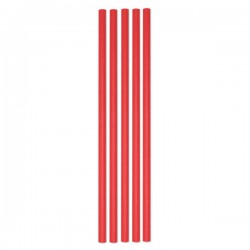 CANNUCCE ECOLOR IN CARTA ø0,5x20cm ROSSE 50pz