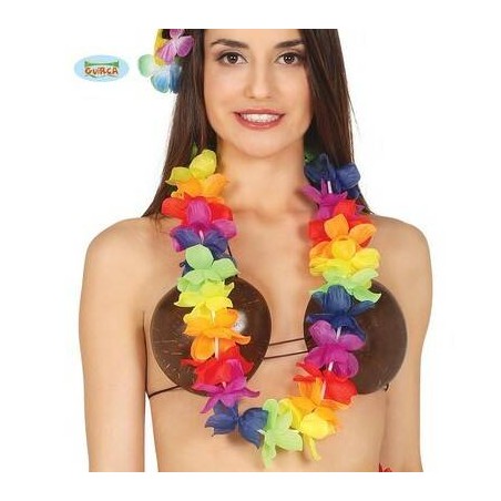 COLLANA HAWAIANA MULTICOLOR