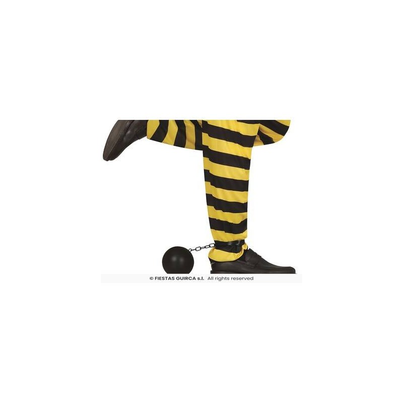 PALLA AL PIEDE CON CATENA CARCERATO