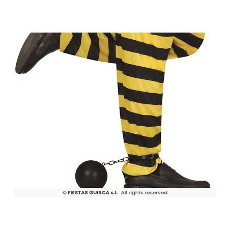 PALLA AL PIEDE CON CATENA CARCERATO