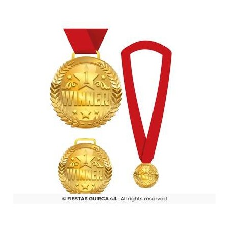 MEDAGLIA WINNER ORO