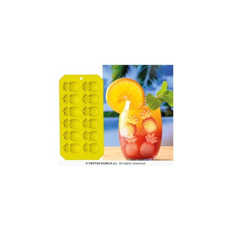 STAMPO IN SILICONE GHIACCIO FORMA ANANAS 11,5x22x5cm