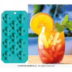 STAMPO IN SILICONE GHIACCIO FORMA CACTUS 11,5x22x5cm