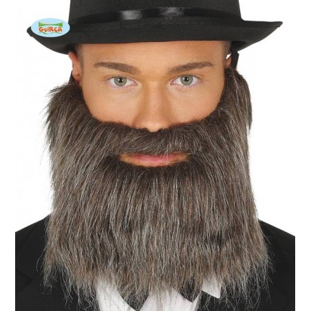 BARBA E BAFFI GRIGI CON GOMMA ELASTICA