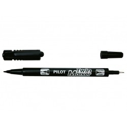 PENNARELLO PILOT MARKER TWIN BEGREEN NERO 0,3-0,5mm