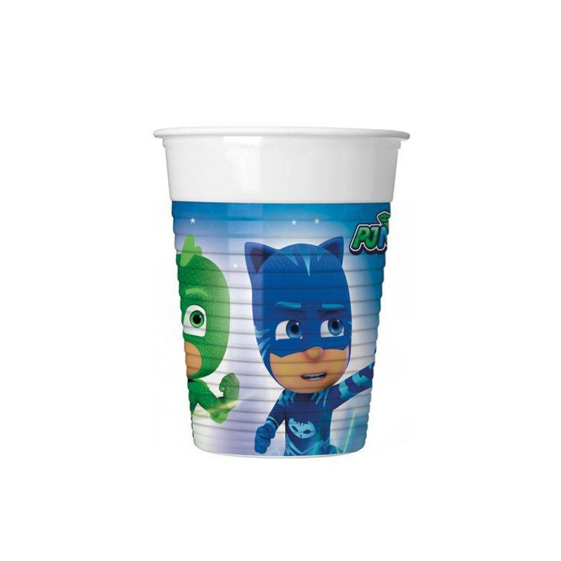 BICCHIERI 200cc SUPER PIGIAMINI PJ MASKS 8pz