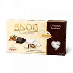CONFETTI SNOB ALLA MANDORLA RICOPERTI DI CIOCCOLATO FONDENTE 1kg
