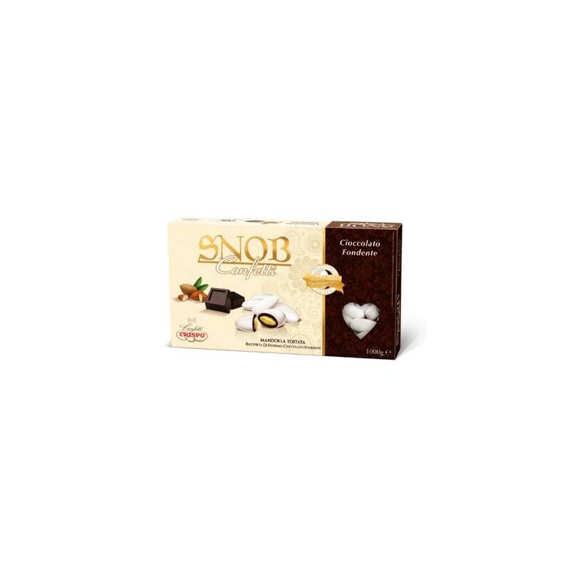 CONFETTI SNOB ALLA MANDORLA RICOPERTI DI CIOCCOLATO FONDENTE 1kg