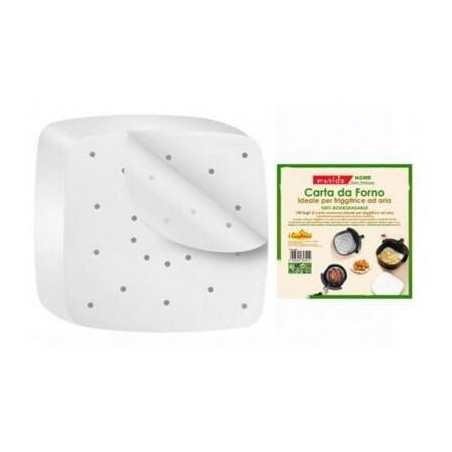 CARTA FORNO PER FRIGGITRICE AD ARIA 22x22cm 100pz