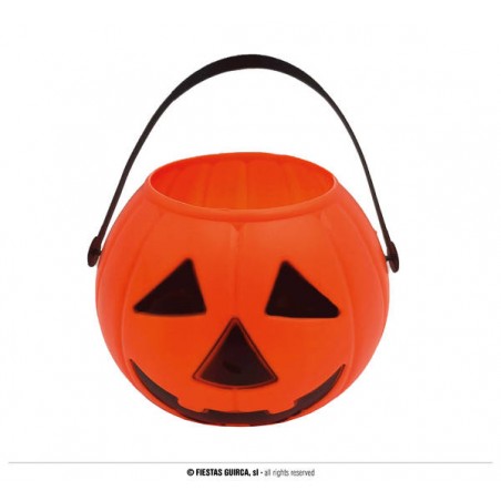 CESTINO ZUCCA ARANCIONE 15cm