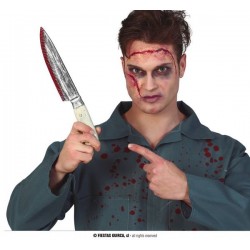 COLTELLO CUCINA CON SANGUE 33cm