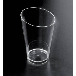 BICCHIERINO CONICO ALTO 75cc 25pz TRASPARENTE
