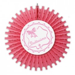 FESTONE GIRANDOLA ø66cm IL MIO BATTESIMO ROSA