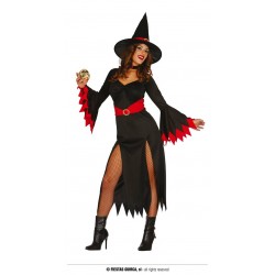 COSTUME STREGA ROSSA TG.L