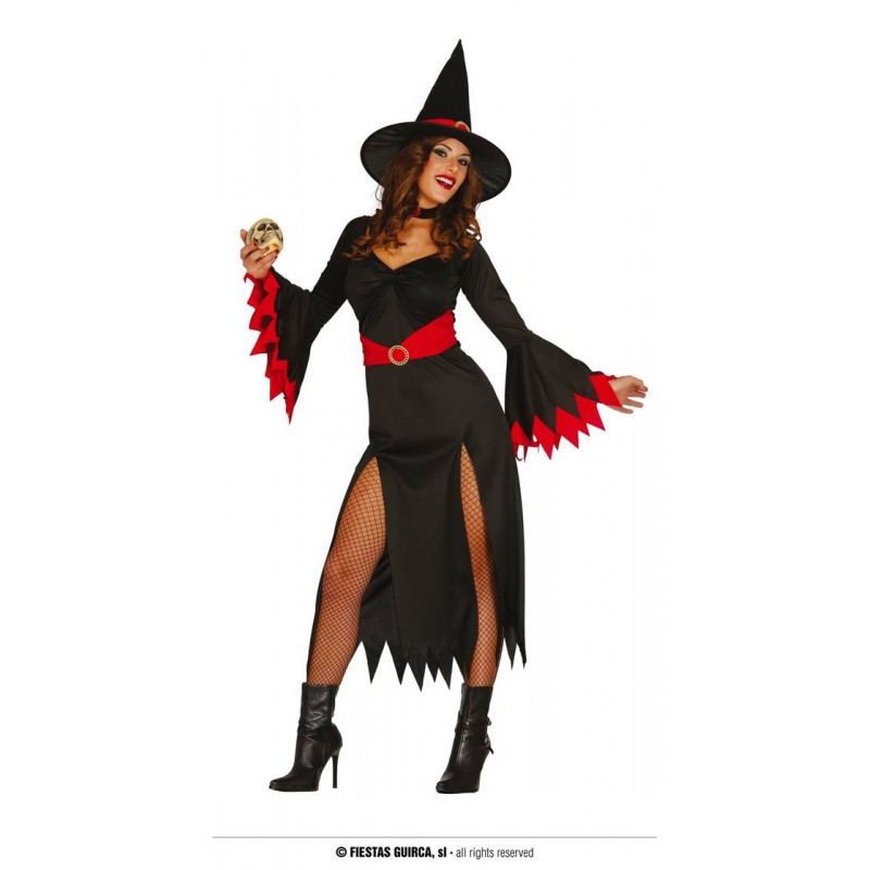 COSTUME STREGA ROSSA TG.L