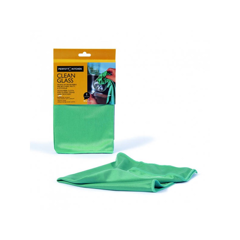 PANNO MICROFIBRA 50x50cm SPECIALE BICCHIERI PERFETTO