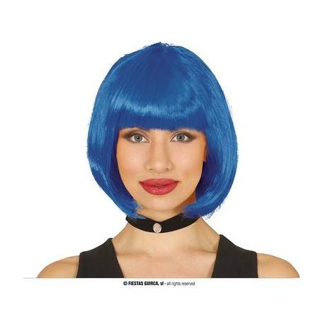 PARRUCCA CASCHETTO MEDIA LUNGHEZZA BLU 100gr