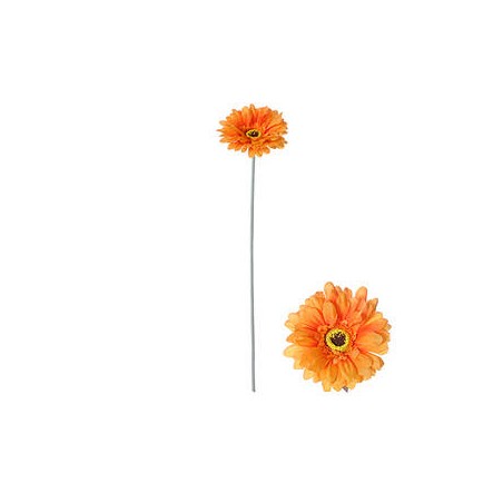 STELO GERBERA ARANCIO 55cm