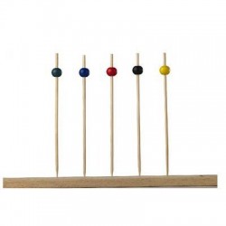 SPIEDI IN BAMBOO C/SFERA 15cm 100pz