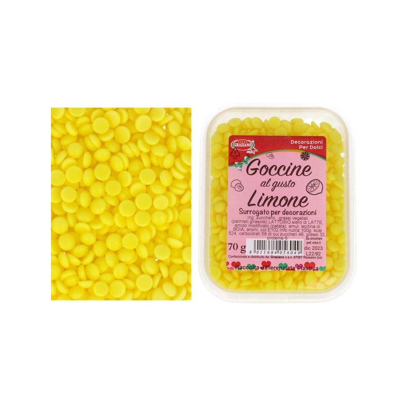 GOCCINE GUSTO LIMONE 70gr