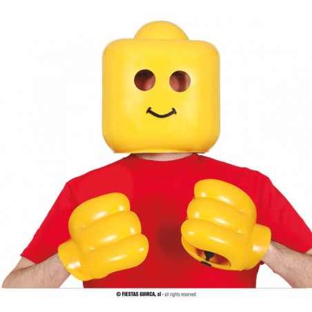 MASCHERA E MANI LEGO