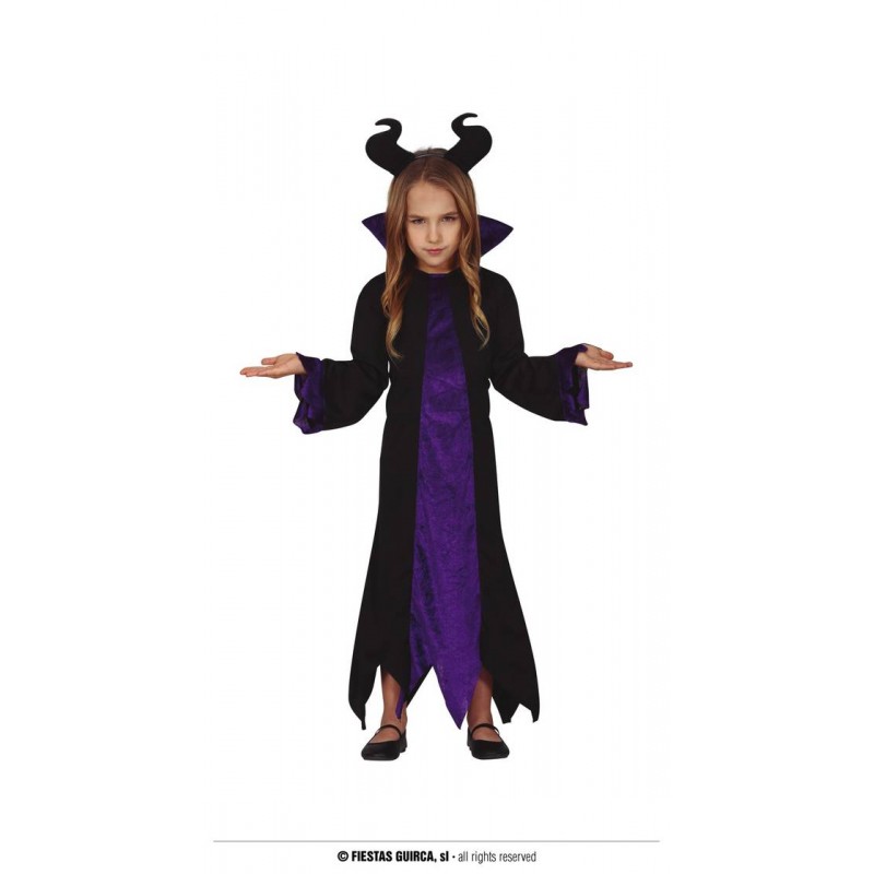 COSTUME MAGA MALEFICA 7-9 ANNI